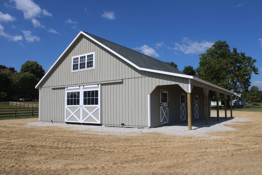 high country style barn