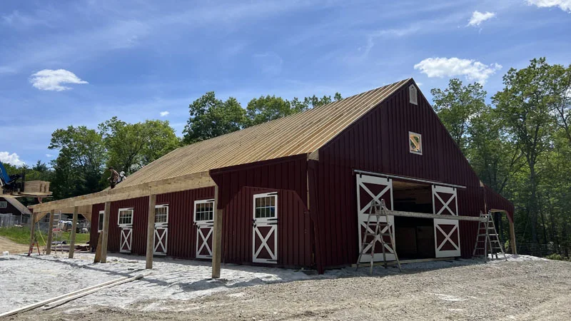 high country modular horse barn