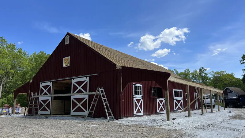 high country modular horse barn