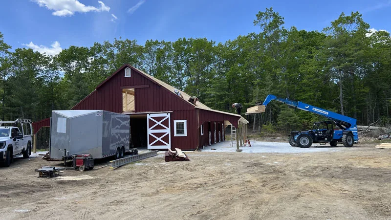 high country modular horse barn