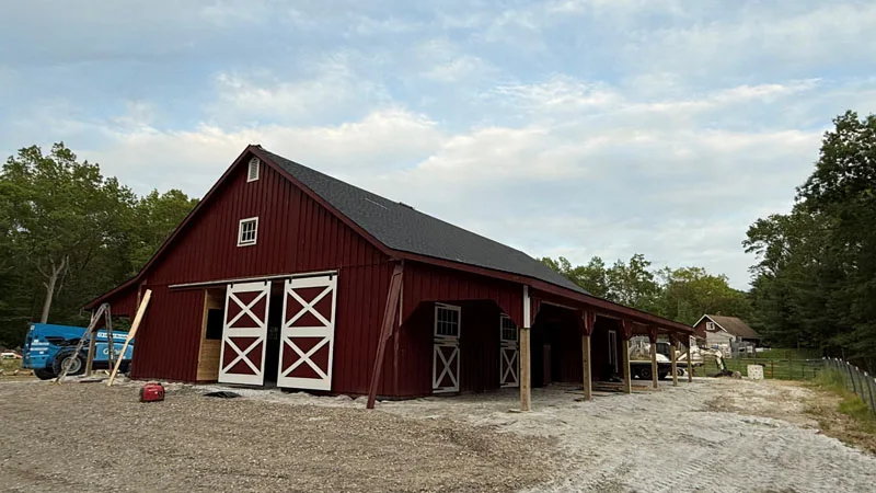 high country modular horse barn