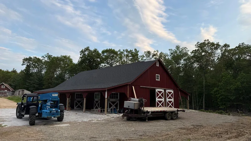 high country modular horse barn