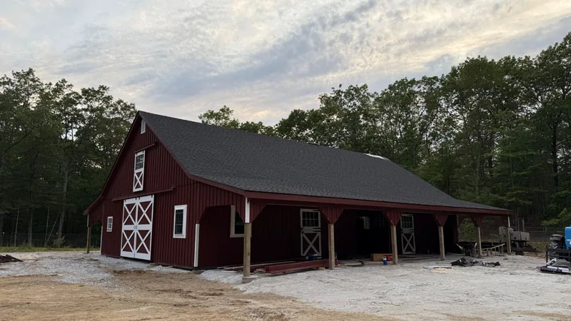 high country modular horse barn