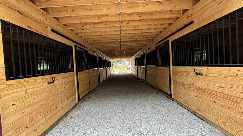 high country modular horse barn
