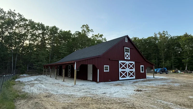 high country modular horse barn