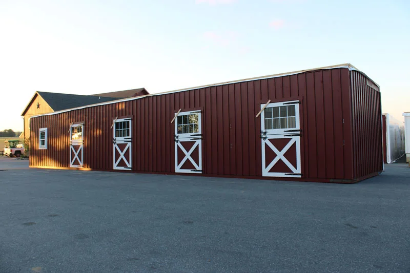 high country modular horse barn