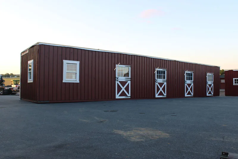 high country modular horse barn