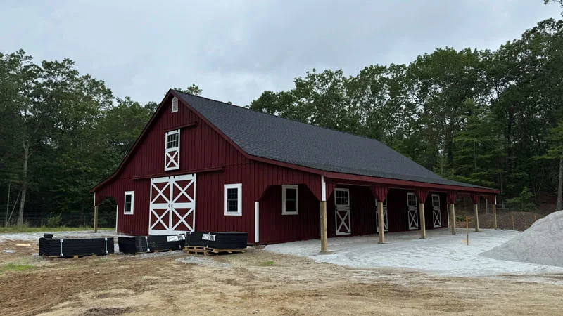 high country modular horse barn