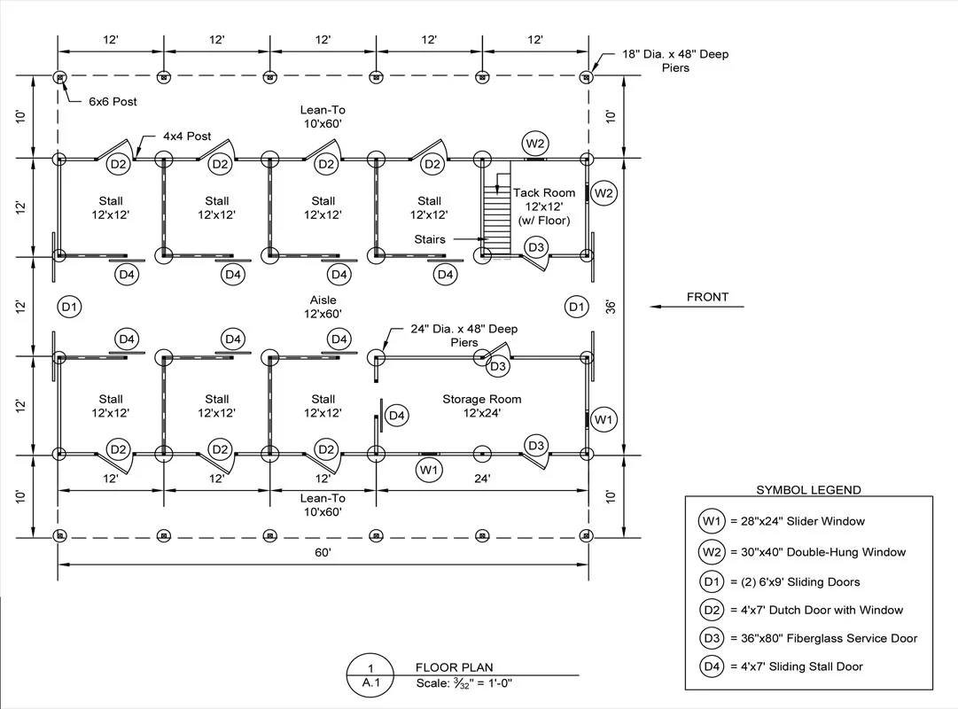 high country modular horse barn