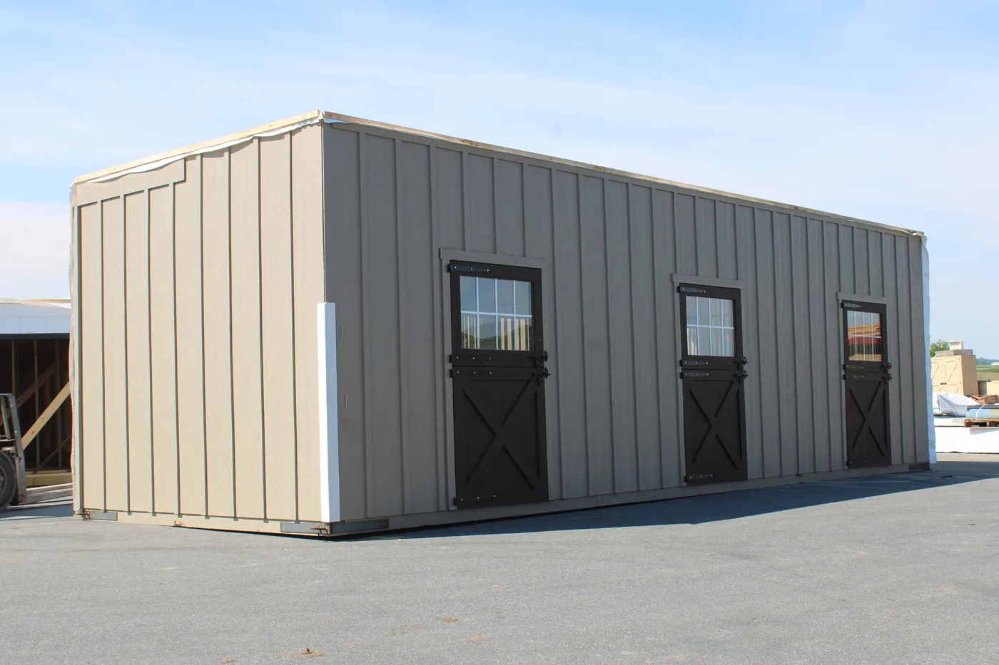 high country modular horse barn