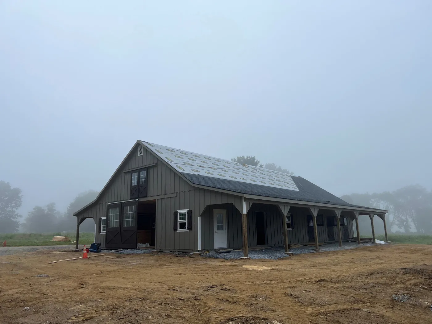 high country modular horse barn