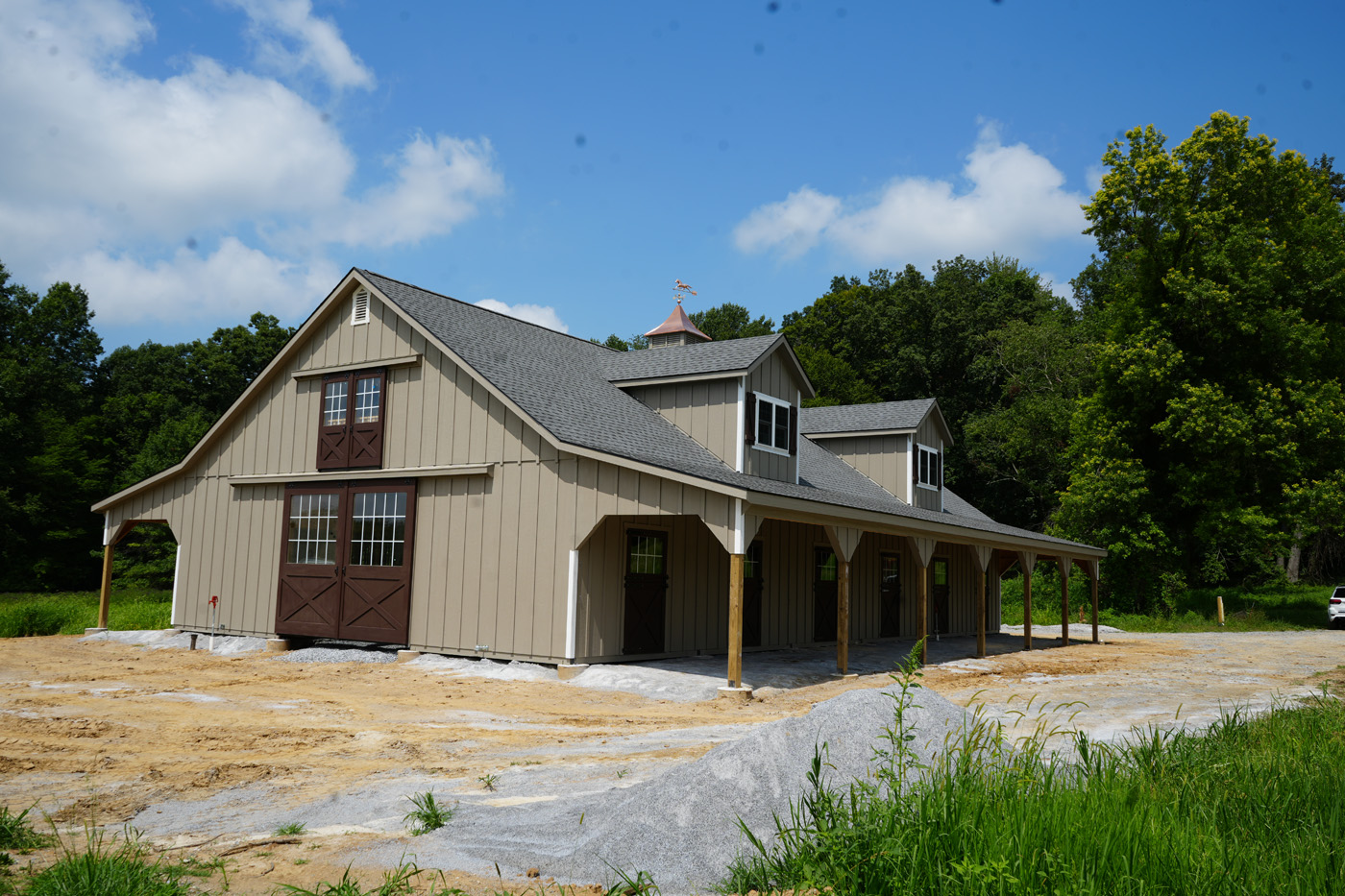 high country modular horse barn