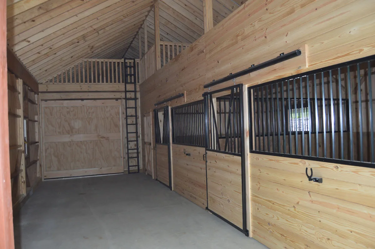 modular horse barn