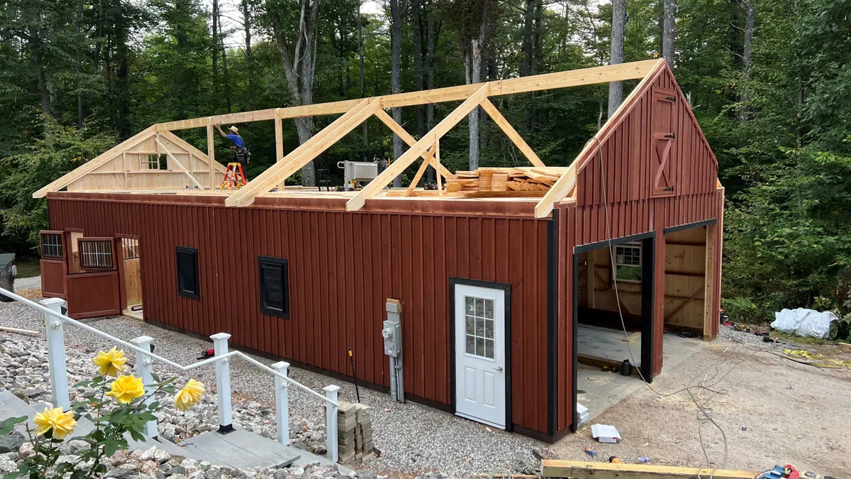 modular horse barn