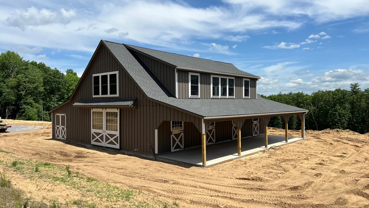 high country modular horse barn