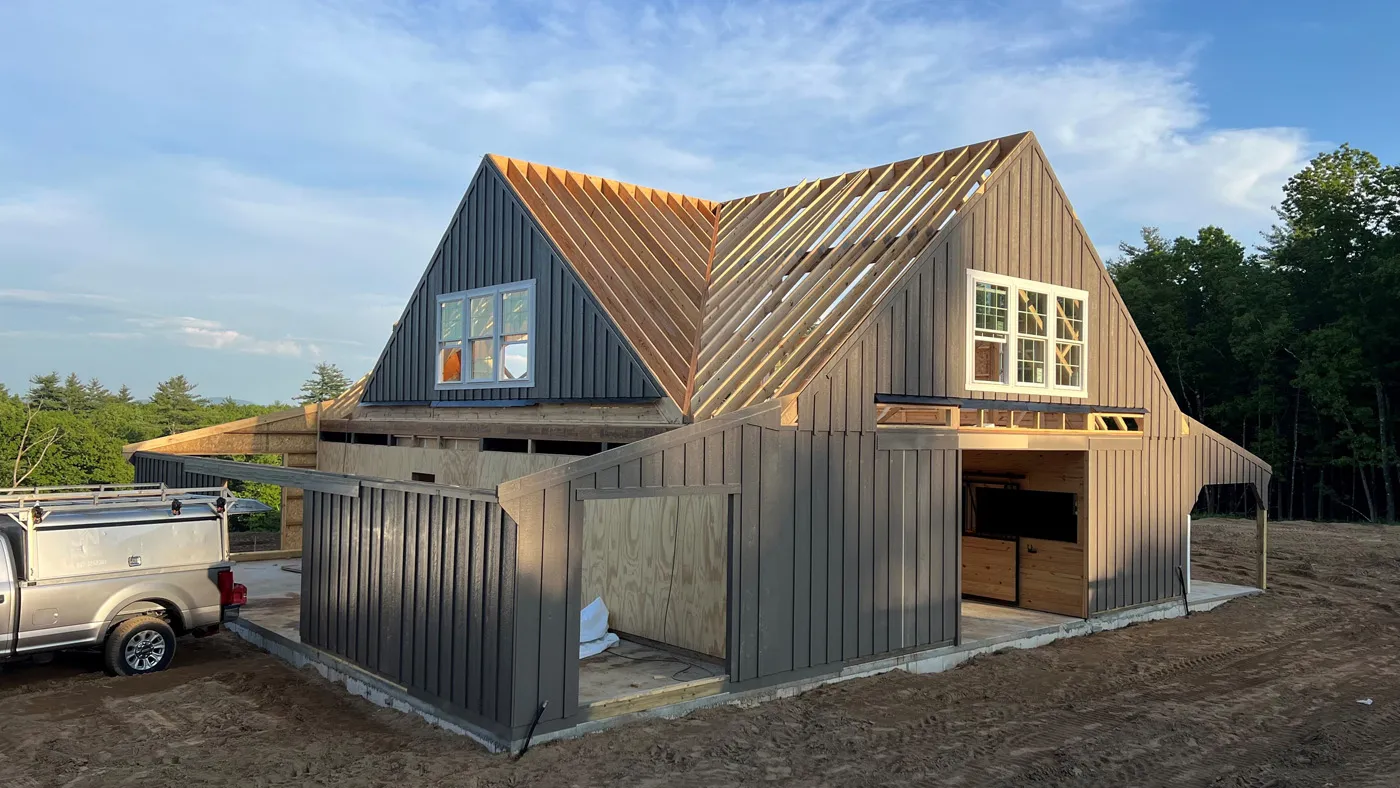 high country modular horse barn