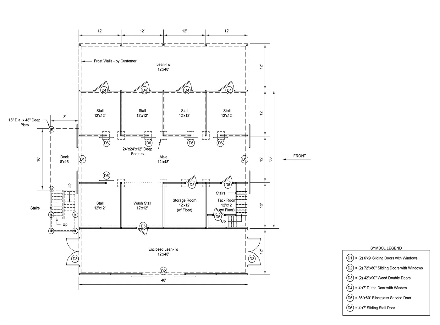 high country modular horse barn