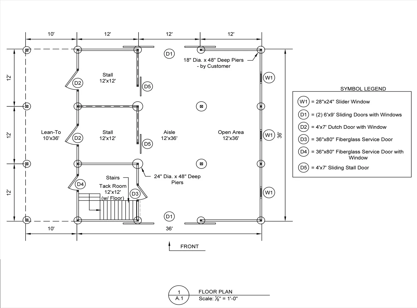 high country modular barn floor plan