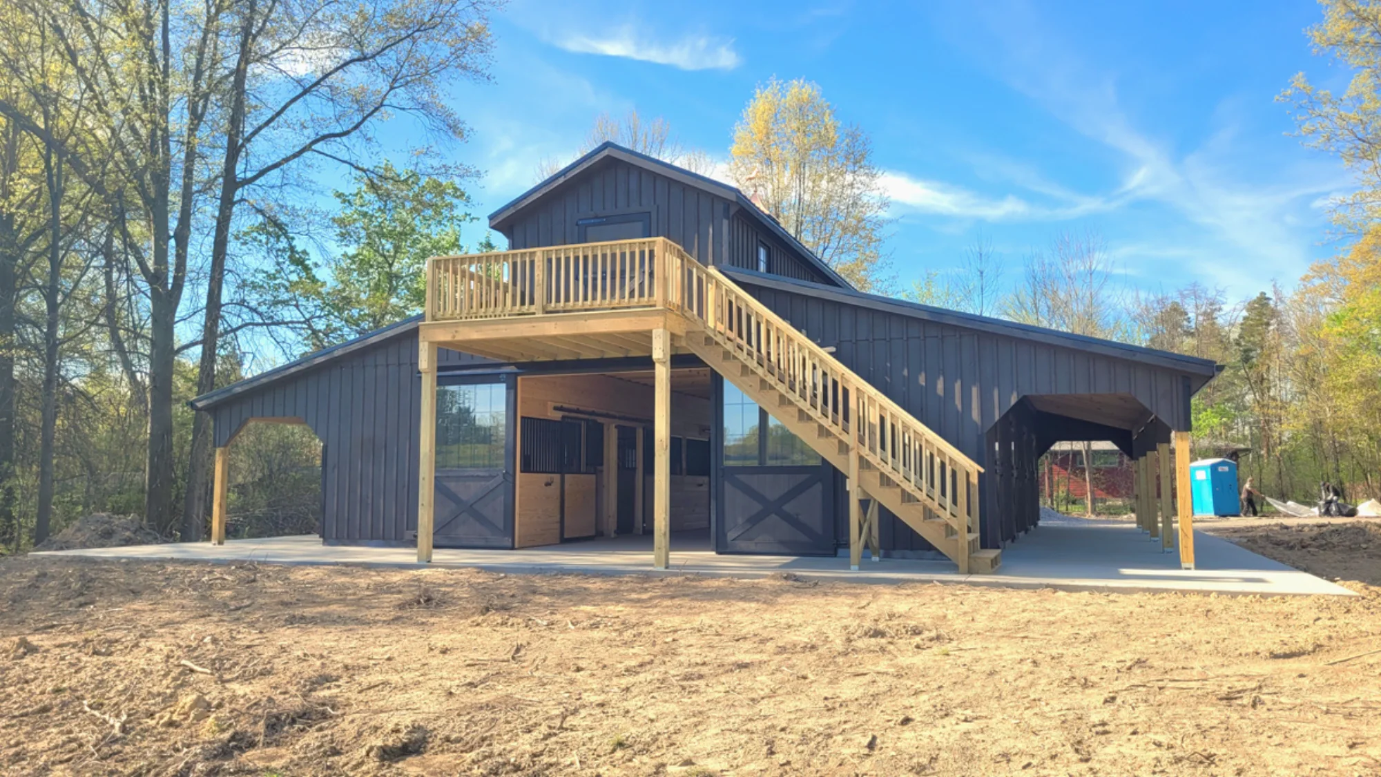 monitor modular horse barn