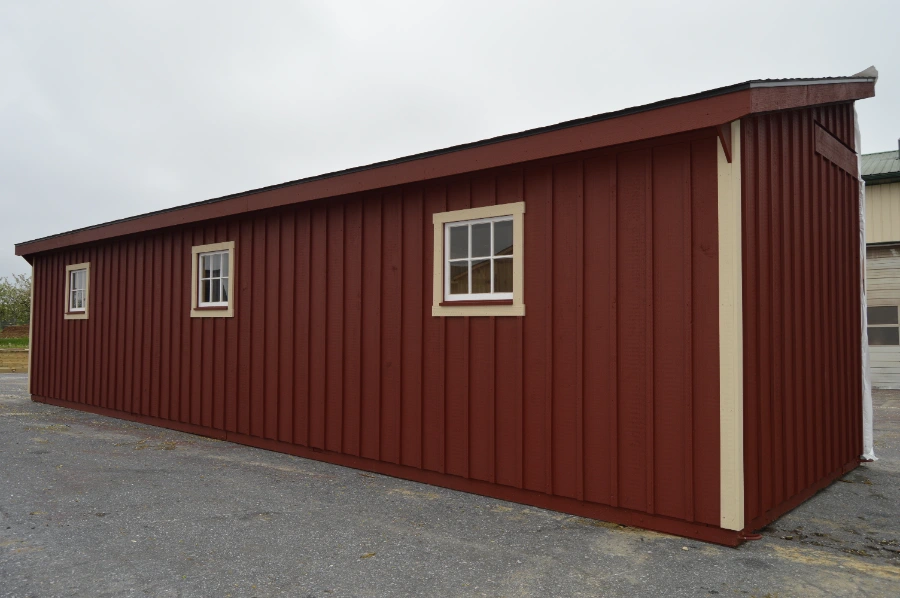 modular barn in monitor style