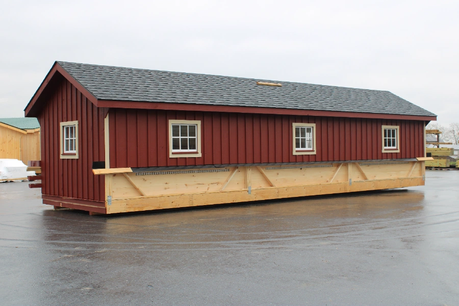 modular barn in monitor style
