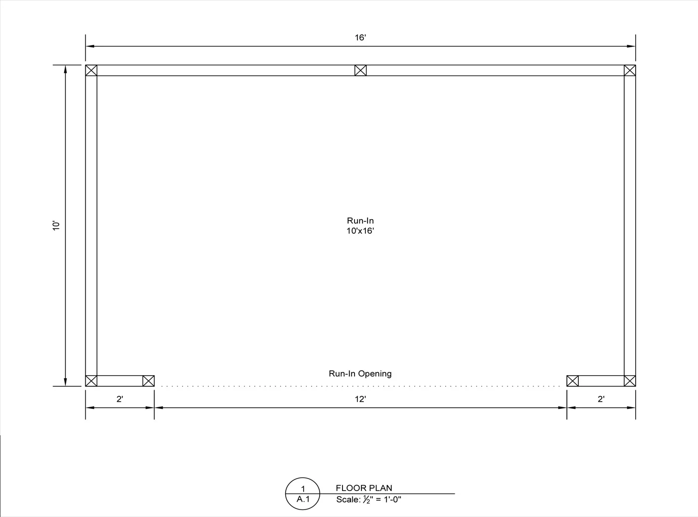run-in shed floor plan