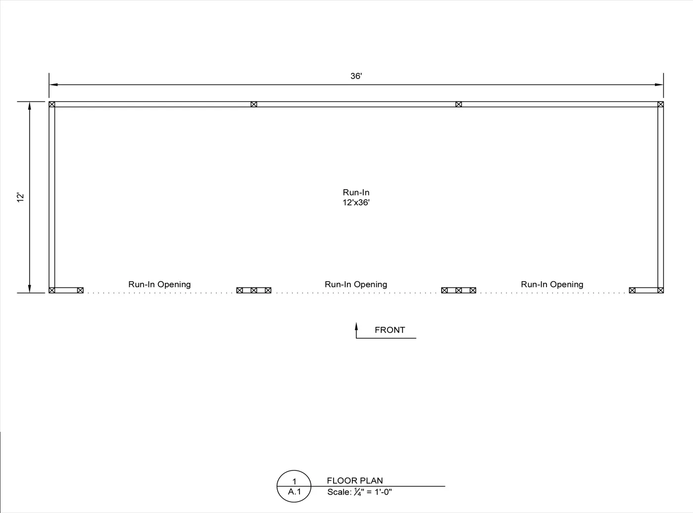 run-in shed floor plan