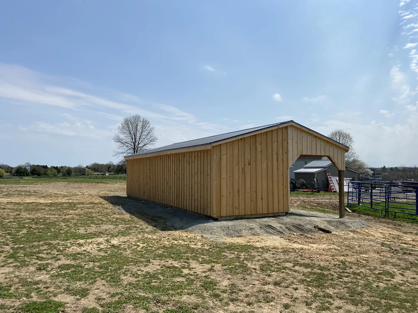 run-in shed