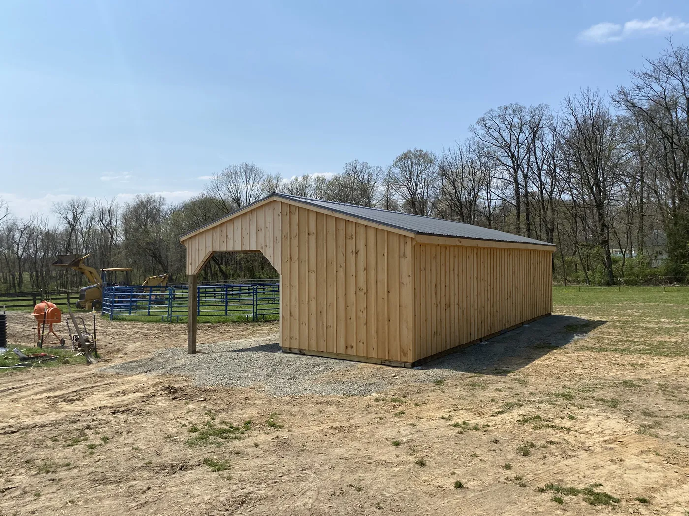 run-in shed