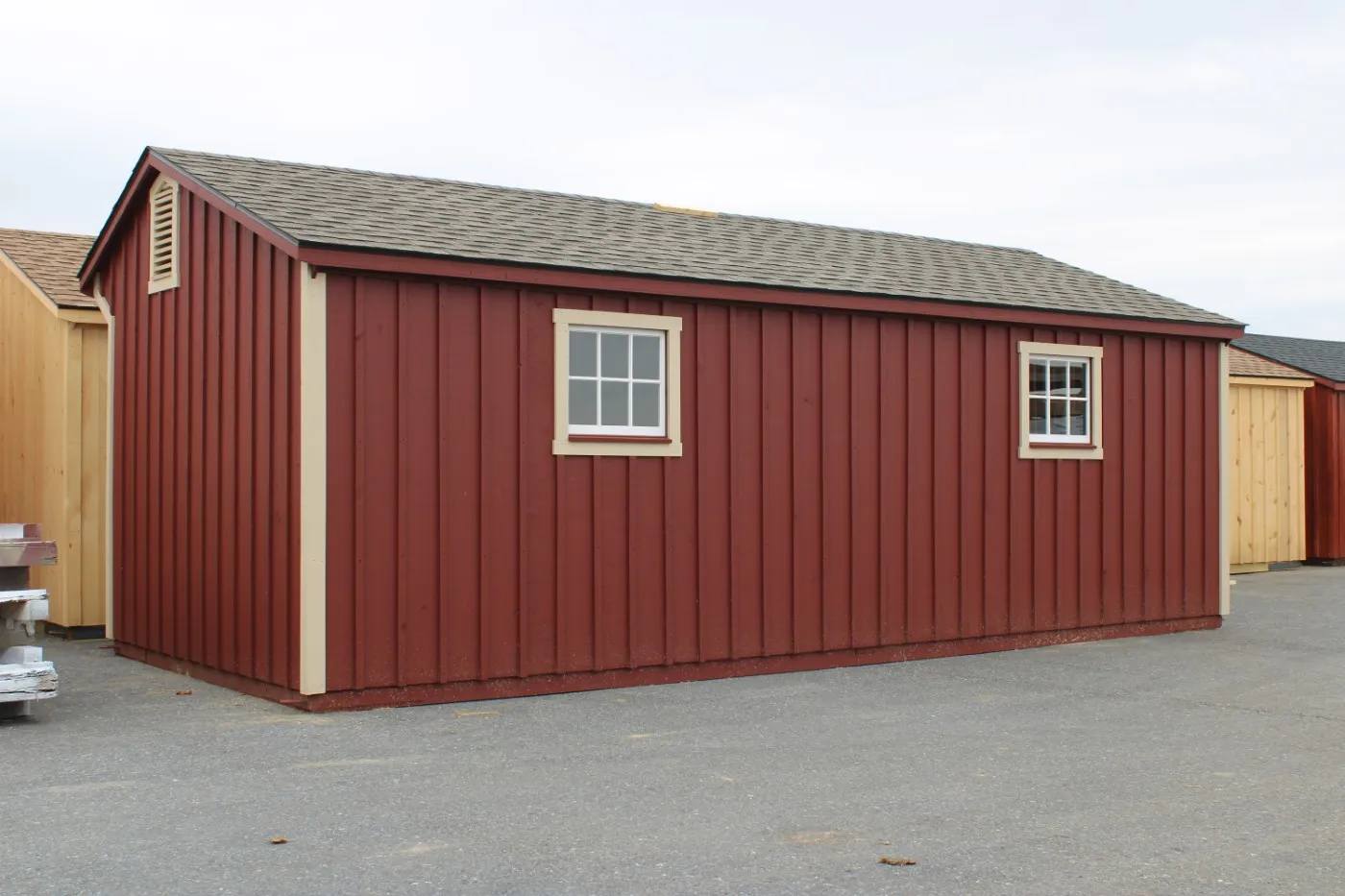 shed row modular horse barn