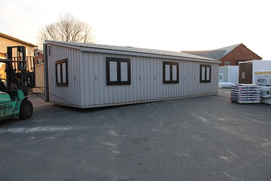 Shed Row Barn with 10 Lean-To