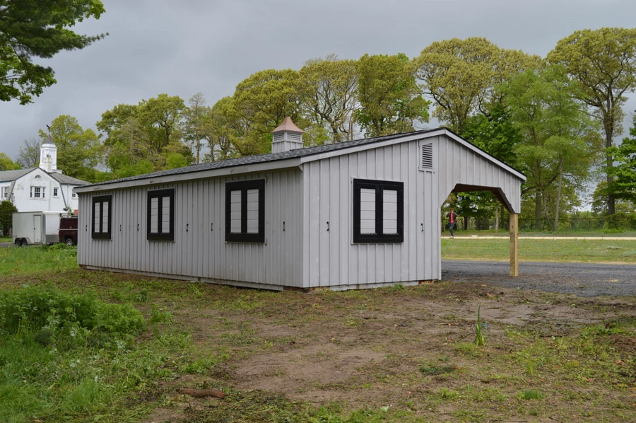 Shed Row Barn with 10 Lean-To