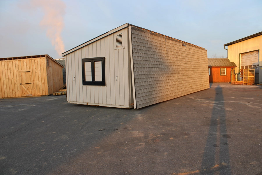 Shed Row Barn with 10 Lean-To