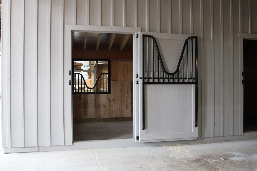 Shed Row Barn with 10 Lean-To