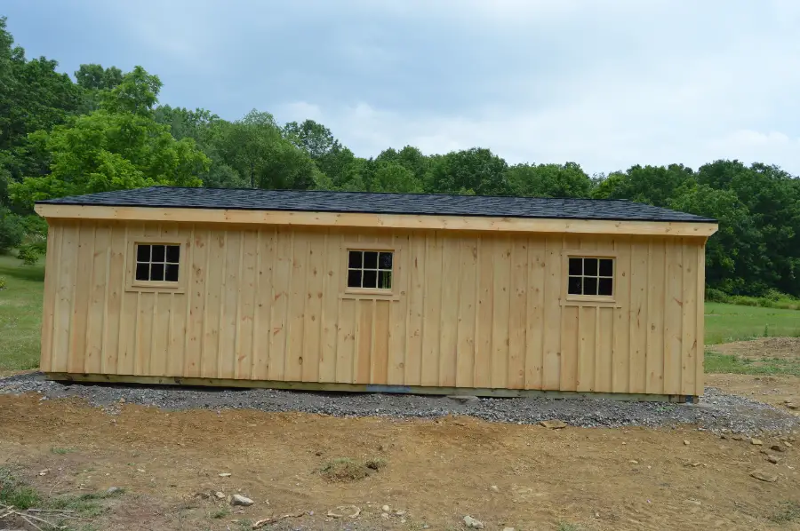 trailside double-wide modular horse barn