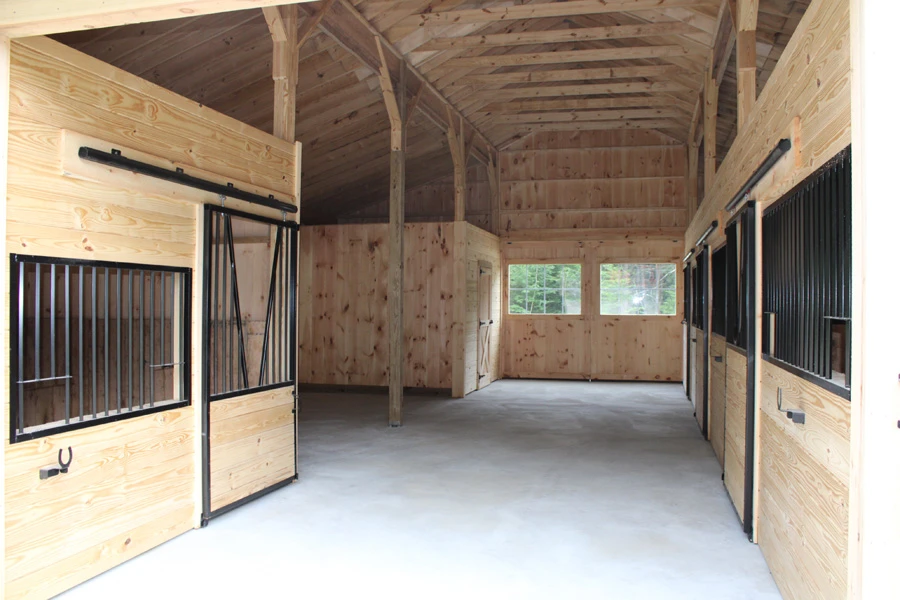 trailside modular horse barn