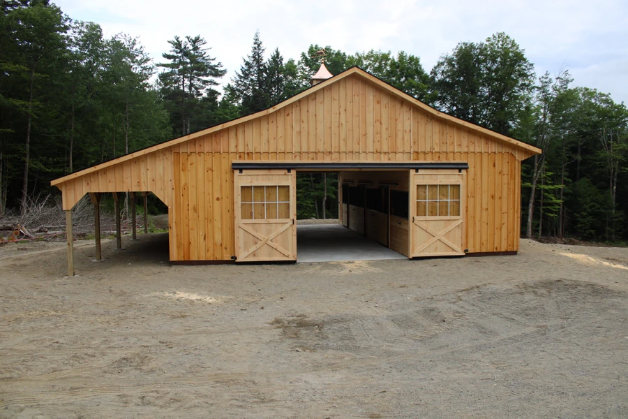 trailside modular horse barn