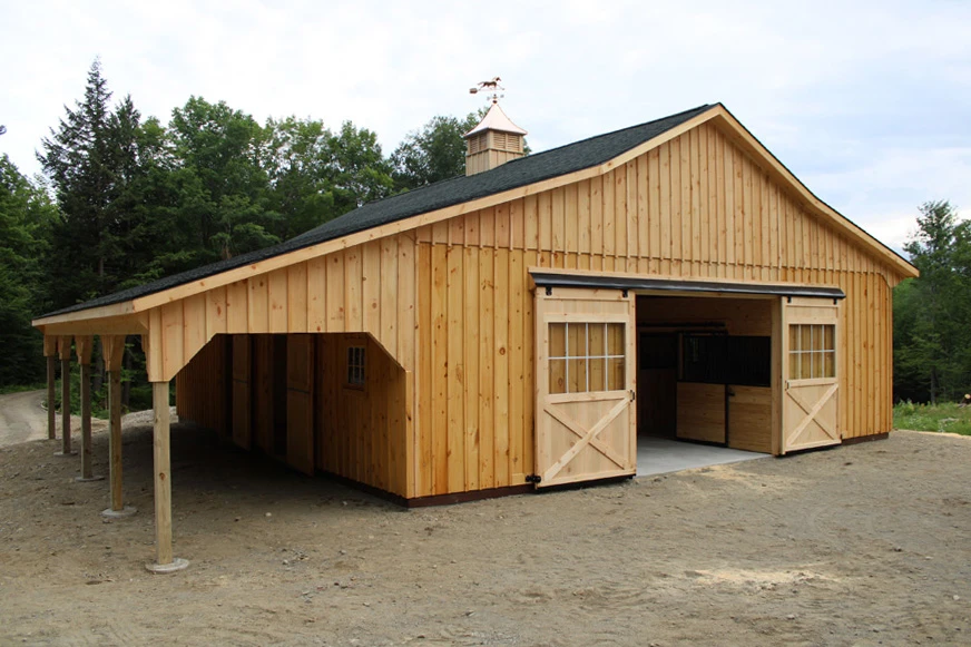 trailside modular horse barn