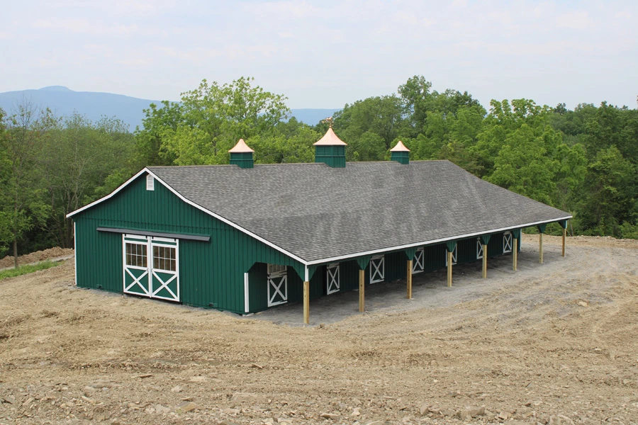 trailside modular horse barn
