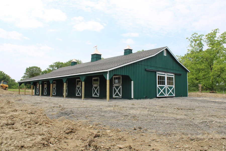 trailside modular horse barn