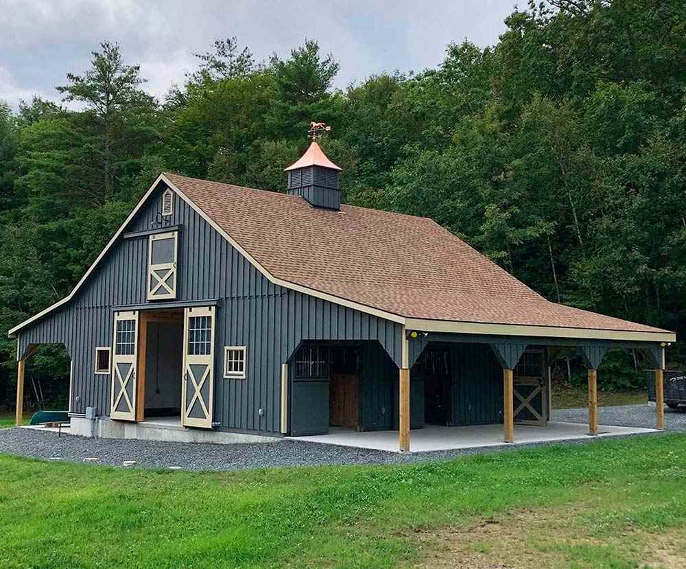 lean-to barn