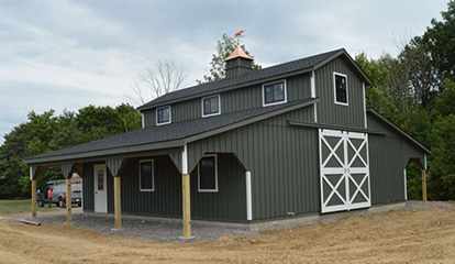 lean-to barn