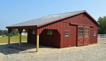 lean-to barn