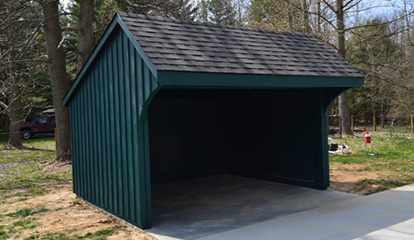 run-in shed